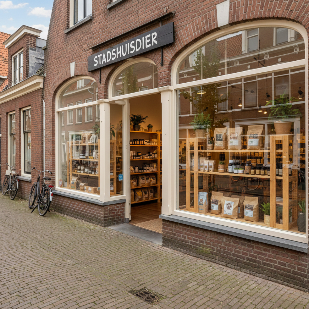 Stadshuisdier Leeuwarden winkel